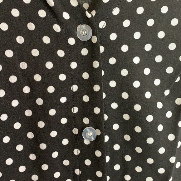 Ruffle sleeve polka dot summer dress - Picture 3 of 5